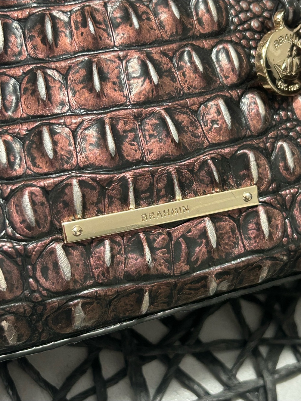Brahmin Small Camille Plum Melbourne - Picture 3 of 9